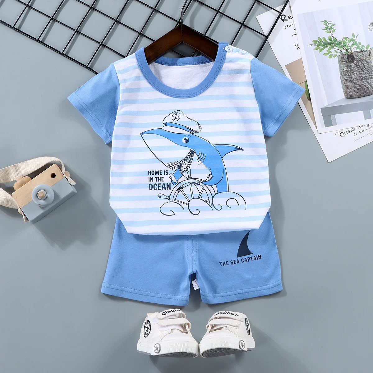 Kids' 100% Cotton Summer Set