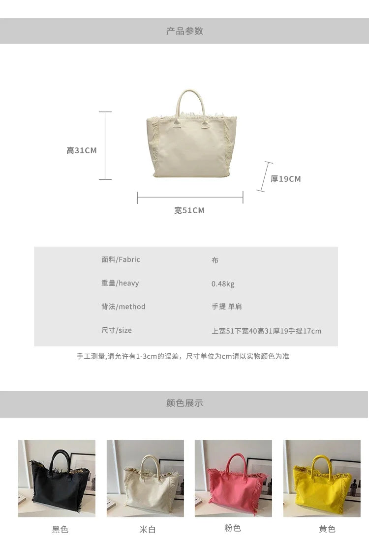 Interior Compartment Casual Tote Bags Large Capacity Fashion Hot Sale Bags for Women Interior Zipper Pocket Pc Women's Handbags