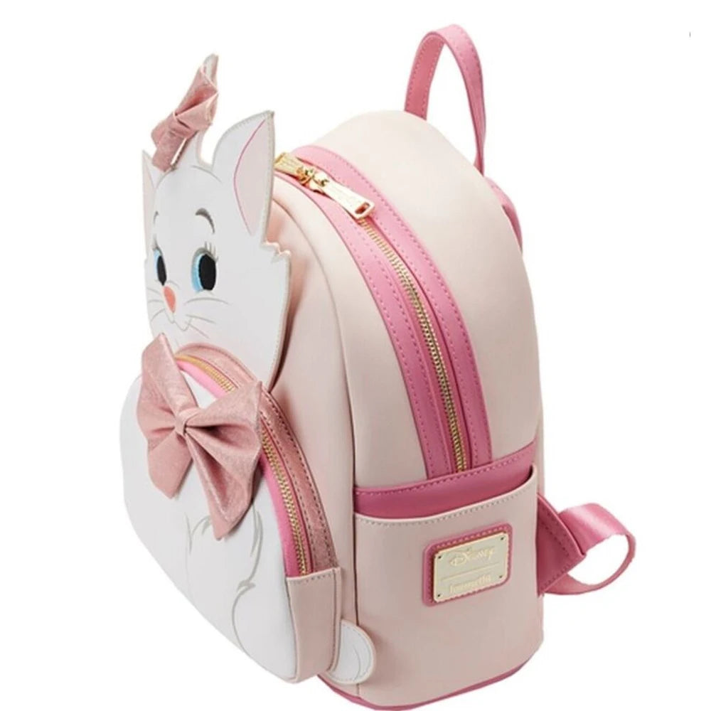 2pcs/set Piano Kitten Imitation Mini Backpack and Wallet Christmas The Marie Cat Cosplay Backpack Schoolbag Handbag for Girls