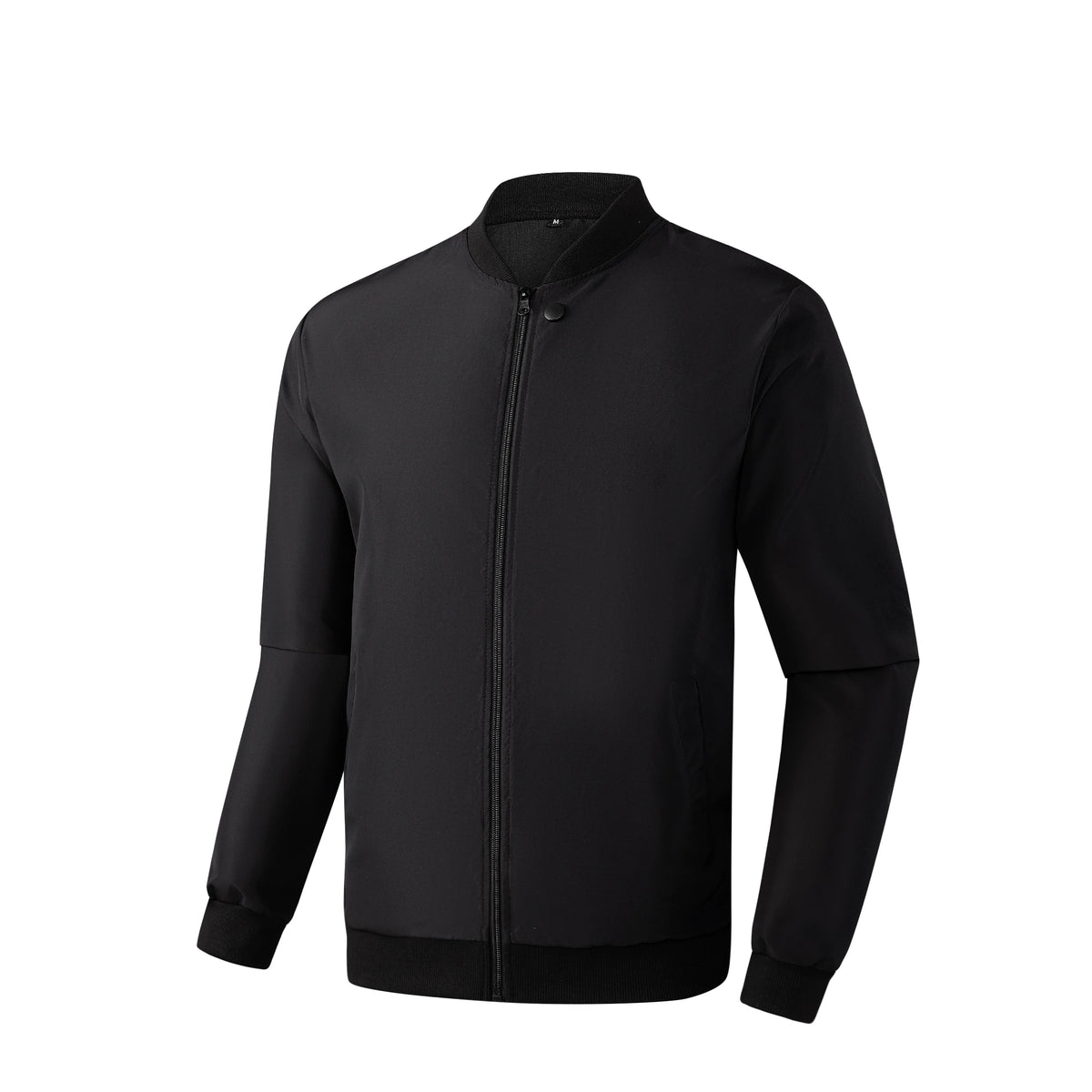 Men's Lightweight Zip-Up Baseball Collar Jacket
