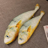 New Simulation Large Yellow Croaker Plush Toys Lifelike Fish Dolls Stuffed Soft Throw Pillow Sleeping Cushion Decor Gift