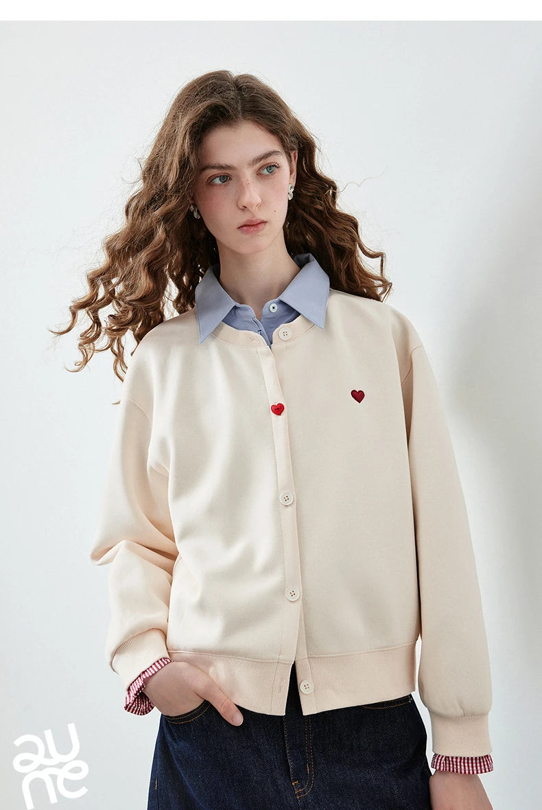 Women's Plaid Patchwork Cotton-Blend Jacket