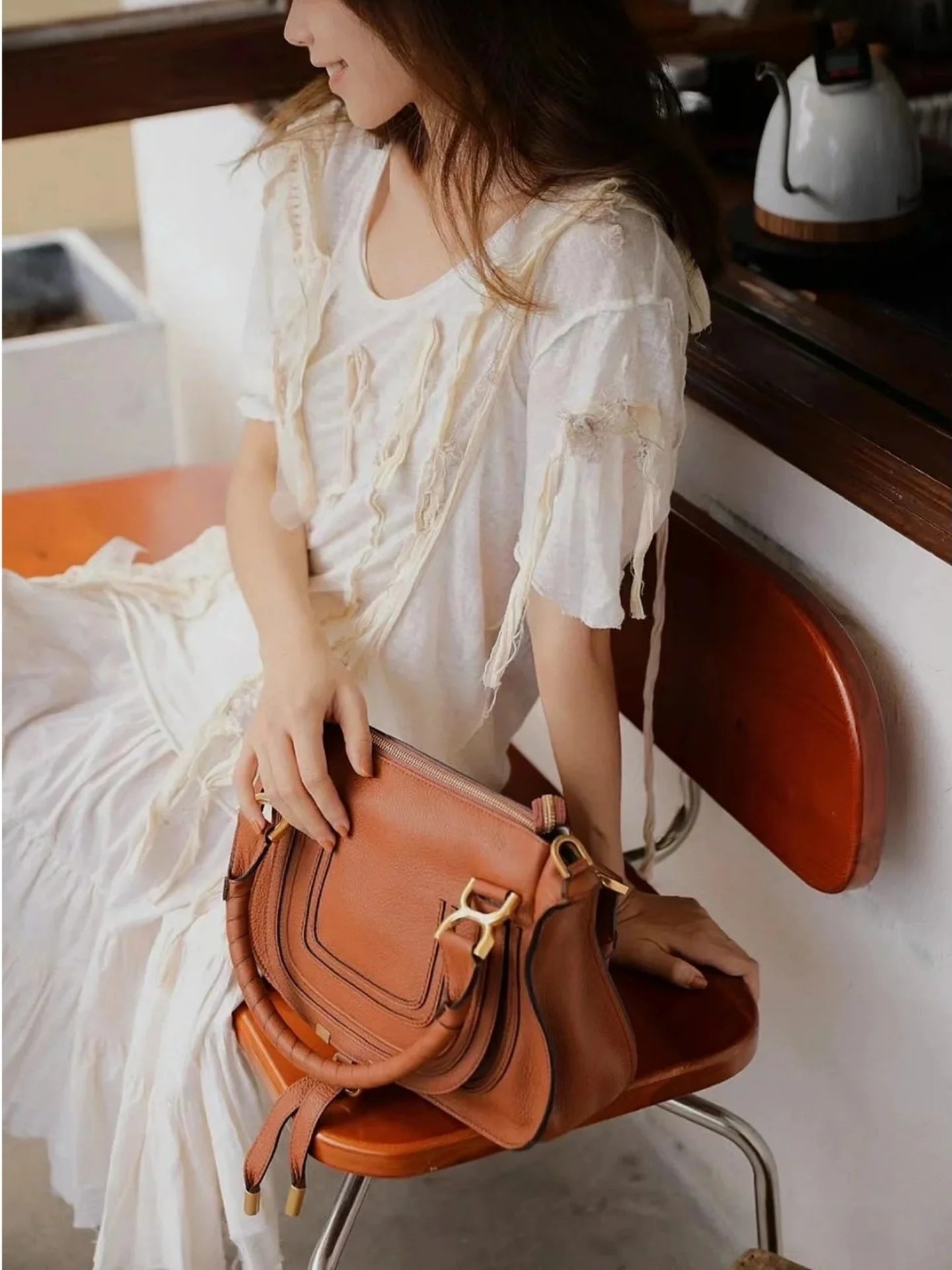 Vintage Suede Saddle Bag – Crossbody & Shoulder Tote for Women