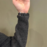 Men's Knit Polo Sweater – Long Sleeve Pullover