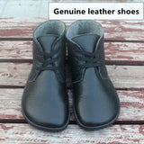 Barefoot Leather Boots with Wool Lining