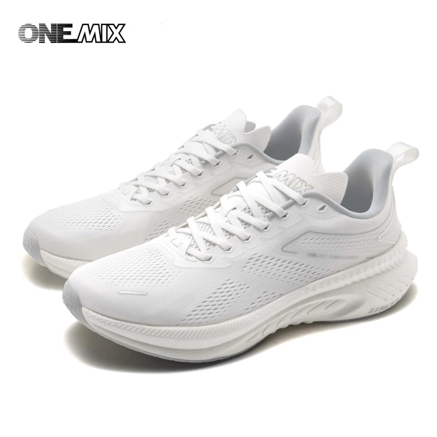 ONEMIX Men Summer Breathable Running Shoes Lightweight Cool Athletic Sneakers Elastic Cushion Outdoor Jogging Daily Sports shoes