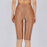 Women's Sheer Stretch Knee-Length Shorts