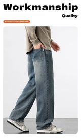 Men's Vintage Loose-Fit Baggy Jeans | Spring & Autumn