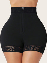 Women’s Lace Trim Sculpting Panties – Breathable Butt-Lifting Control Shapewear