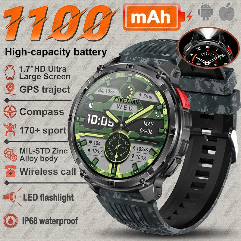 T-REX3 Ultra 1100mAh GPS Smart Watch for Men