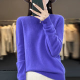 Women's Merino Wool Crew Neck Sweater