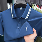 Men's Premium Cotton Polo Shirt | Embroidered Classic Fit