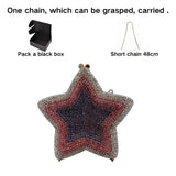 New Star Diamond Dinner Bag Foreign Trade Banquet Diamond Hand Bag Women's Bag Starr Lane Stone Crach