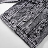 Washed Heavyweight Denim Jacket – Vintage Workwear