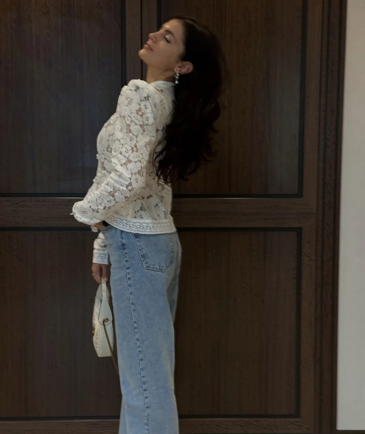 2026 Summer Lace Printed Shirts Tops Female Hollow Out Fashion Commute Vintage See-Through Blouse Women's Lace Shrug Shirts New