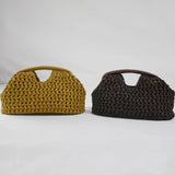 Fashion Straw Clip Shell Clutch Bag for Women Designer Paper Woven Handbags Casual vintage Handmade Summer Beach Bag 2026