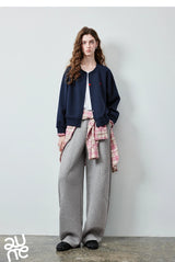 Women's Plaid Patchwork Cotton-Blend Jacket