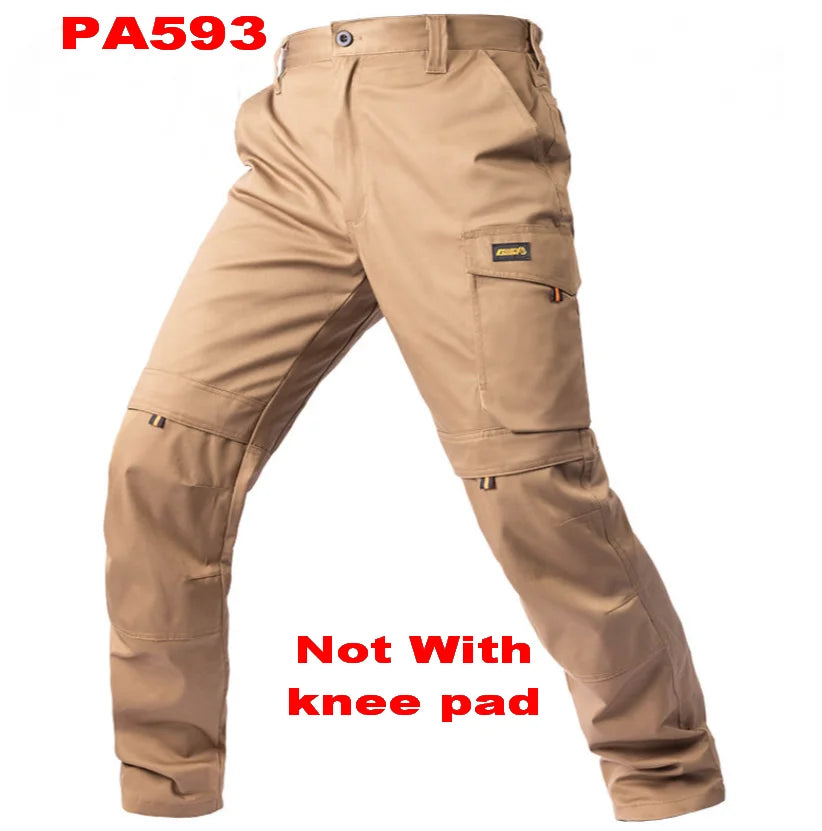 Men's Multi-Pocket Straight-Leg Cargo Pants