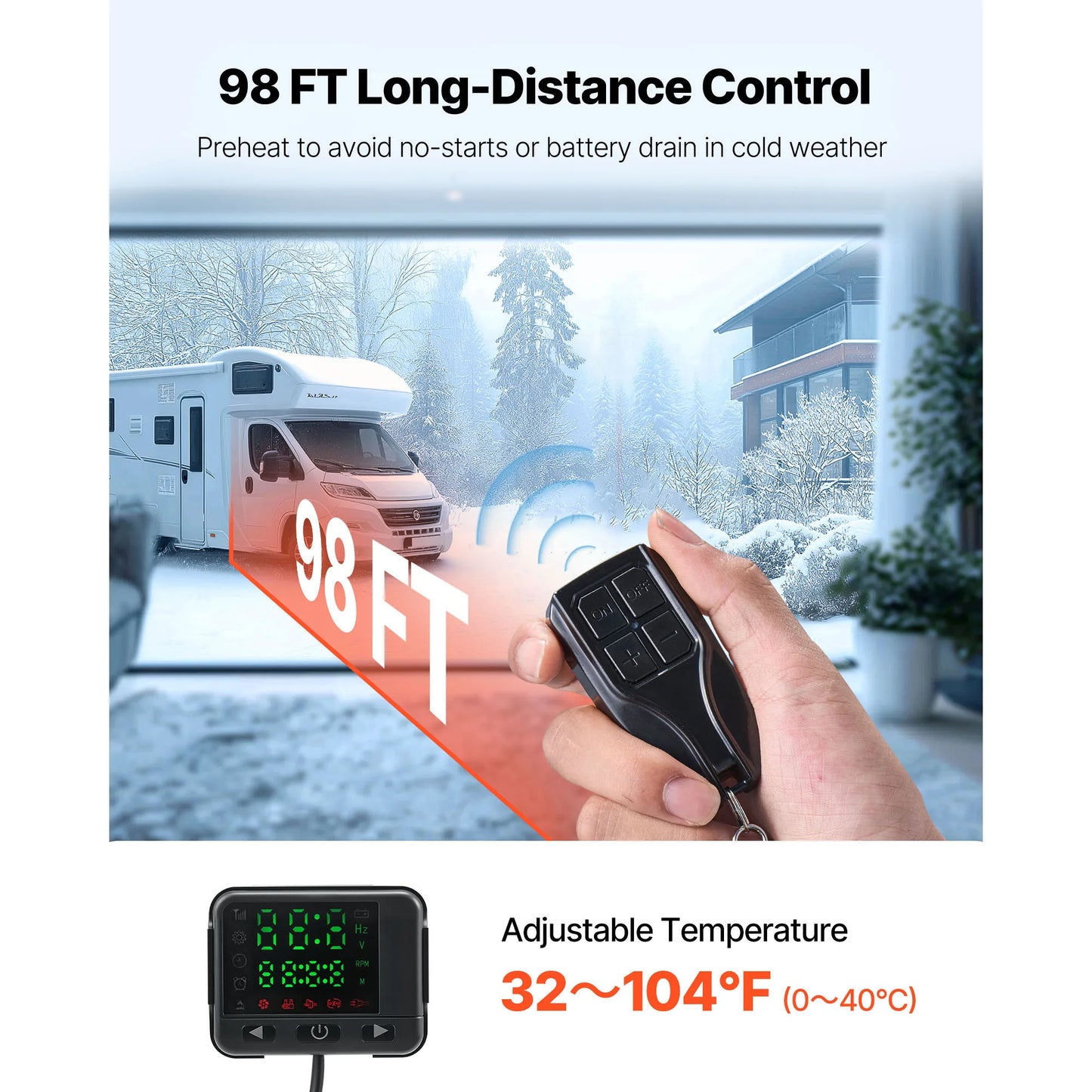 8KW Diesel Air Heater | Portable Parking Heater DC 12-24V