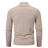 Slim Fit Zipper Cardigan – Premium USA-Made Knit Sweater