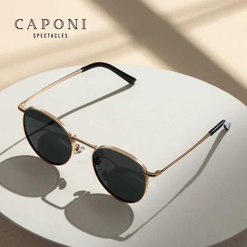 CAPONI Round Polarized Sunglasses for Women – CP1871