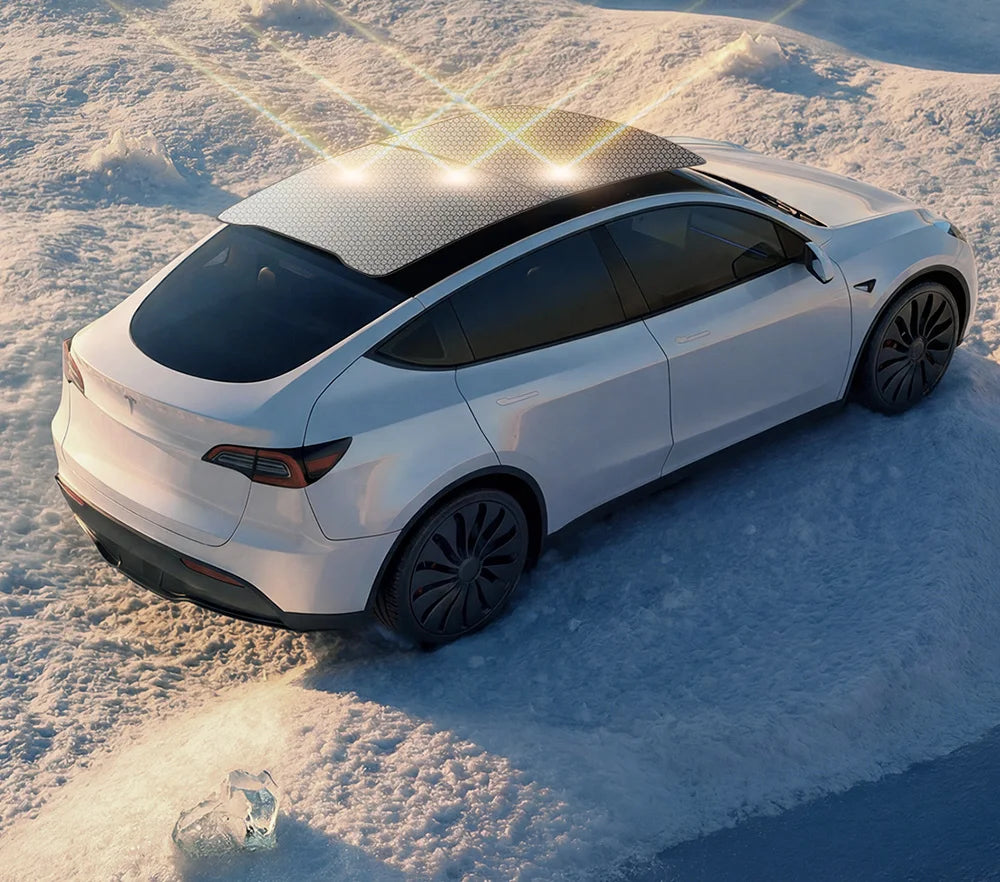 Tesla Model 3/Y Graphene Honeycomb Roof Sunshade Set