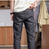 Maden Retro 11.6oz Selvedge Raw Denim Jeans Tapered Regular Fit Cotton Jeans with Zipper Fly High Quality Versatile Men's Pants
