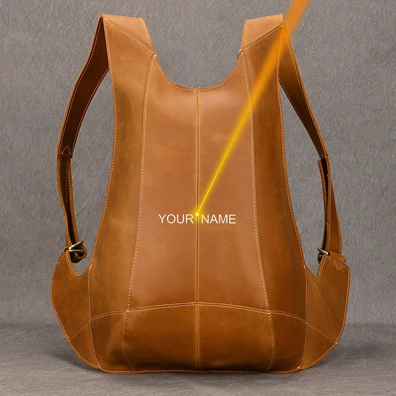 Men Women Backpack Bag Anti Theft Backpack Crazy Horse Leather School Backpack Travel Shcool Bag Mochila Escolar Safety