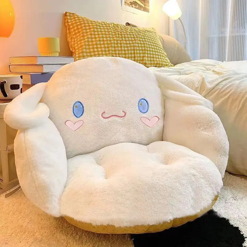 Cartoon Kuromi Melody Series Air Conditioned House Office Chair Cushion Autumn And Winter Comfortable Bedding Peripheral Gifts