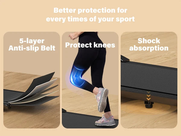 Superun 300 lbs Walking Pad Treadmill 2.5HP – Home Fitness