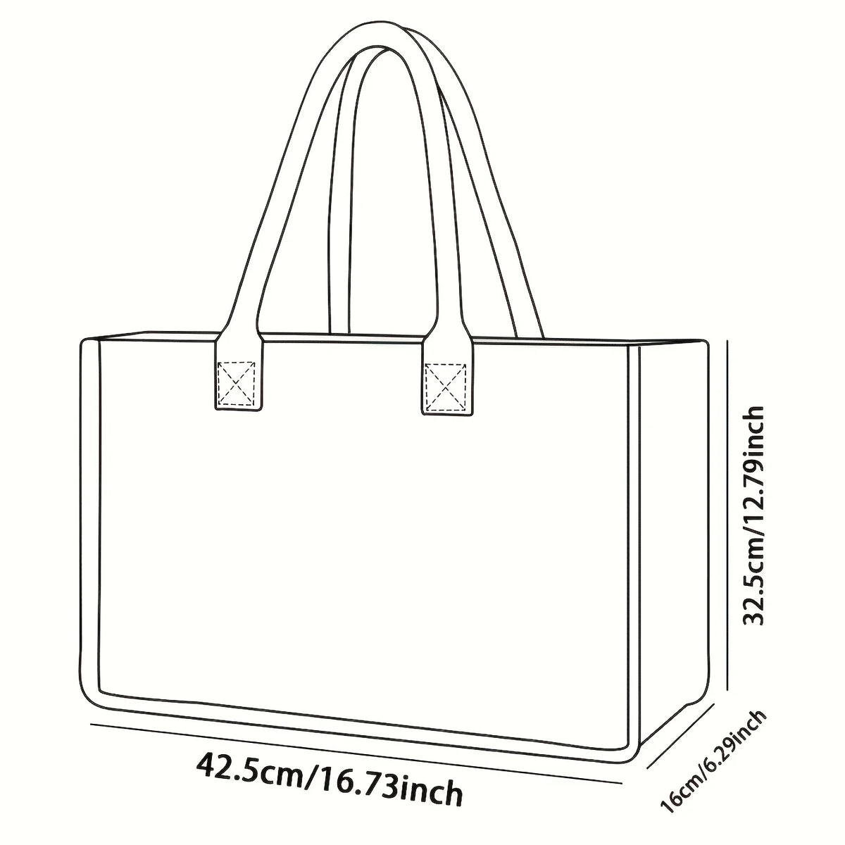 Dachshund & Paw Print Everyday Tote Bag