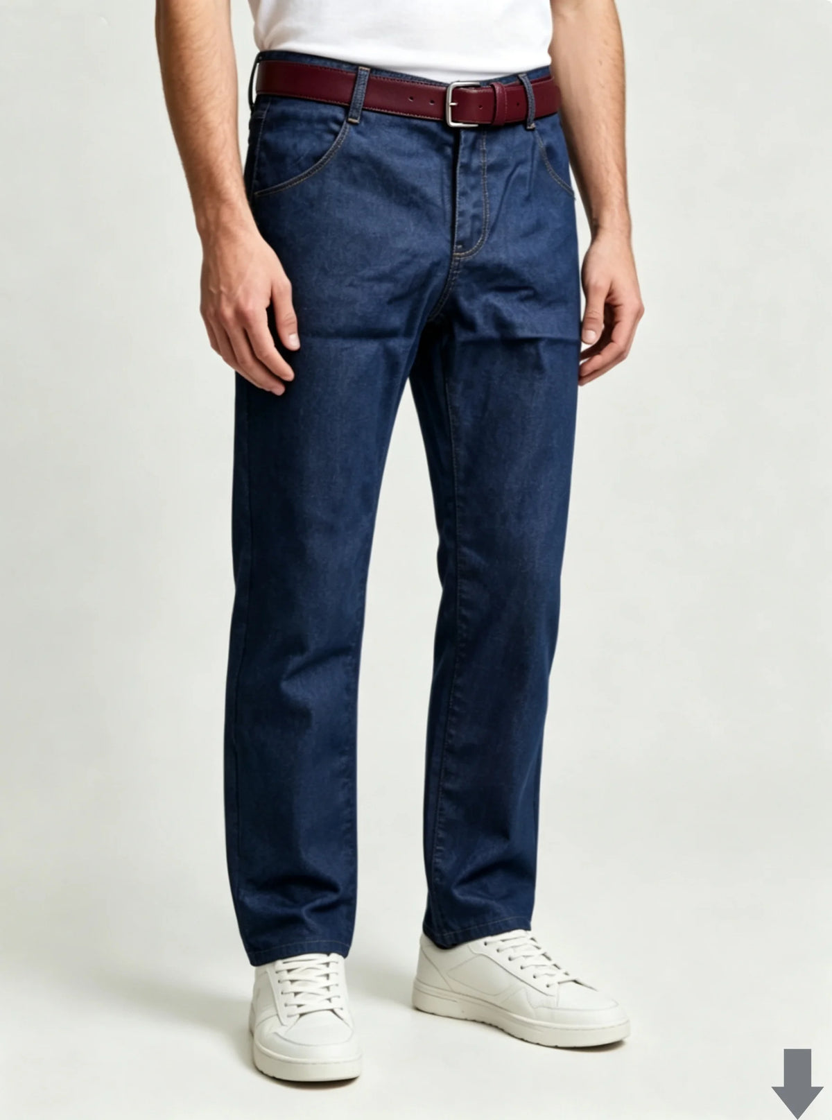 Men's Straight-Leg Ankle Jeans