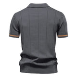 AIOPESON Men's Slim Fit Zipper Polo Shirt | Sport & Office