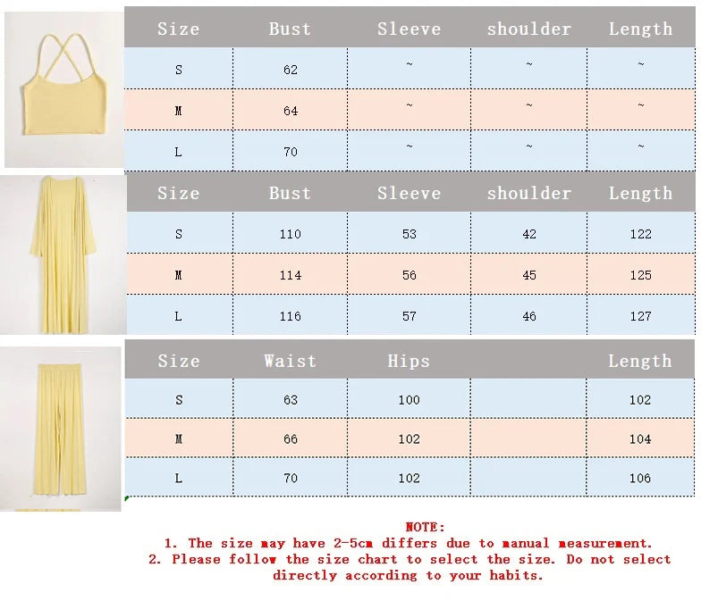 Hirsionsan Modal Soft Loose Sets Women Casual Three Pieces Long Sleeve Cardigan & High Waist Pants & Vest Outfits Tracksuit 2025