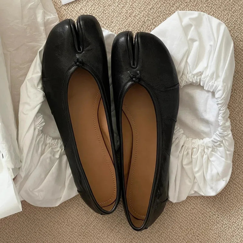 Split Toe Ballet Flats | Tabi Loafers for Women