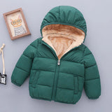 Kids’ Plush Cartoon Hooded Jacket