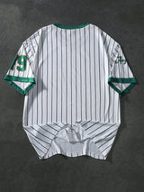 Retro Baseball Men's V-Neck Graphic Tee