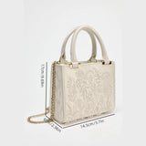 Floral Pearl Mini Duffel Bag