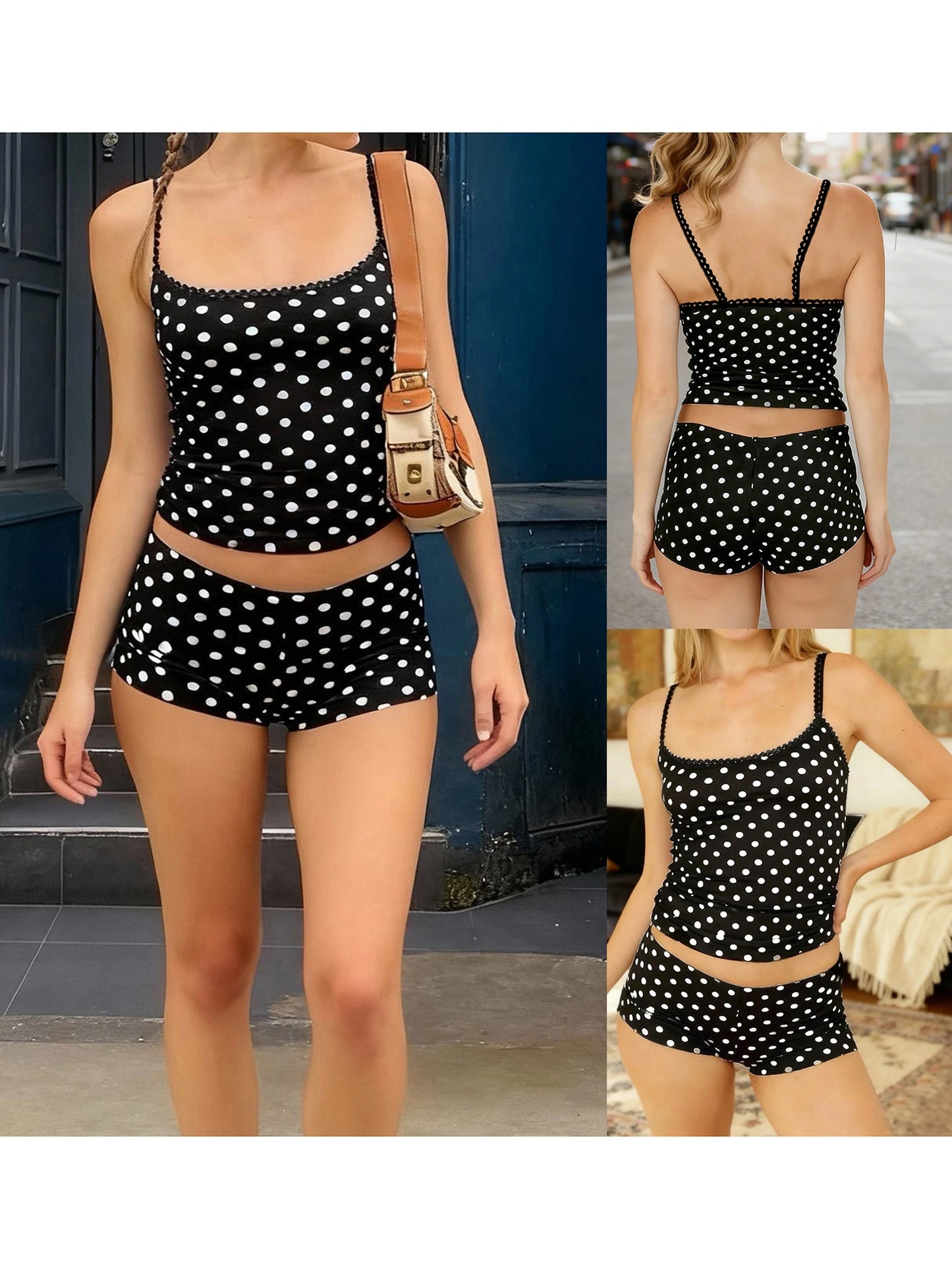 Floral Cami & Shorts Loungewear Set