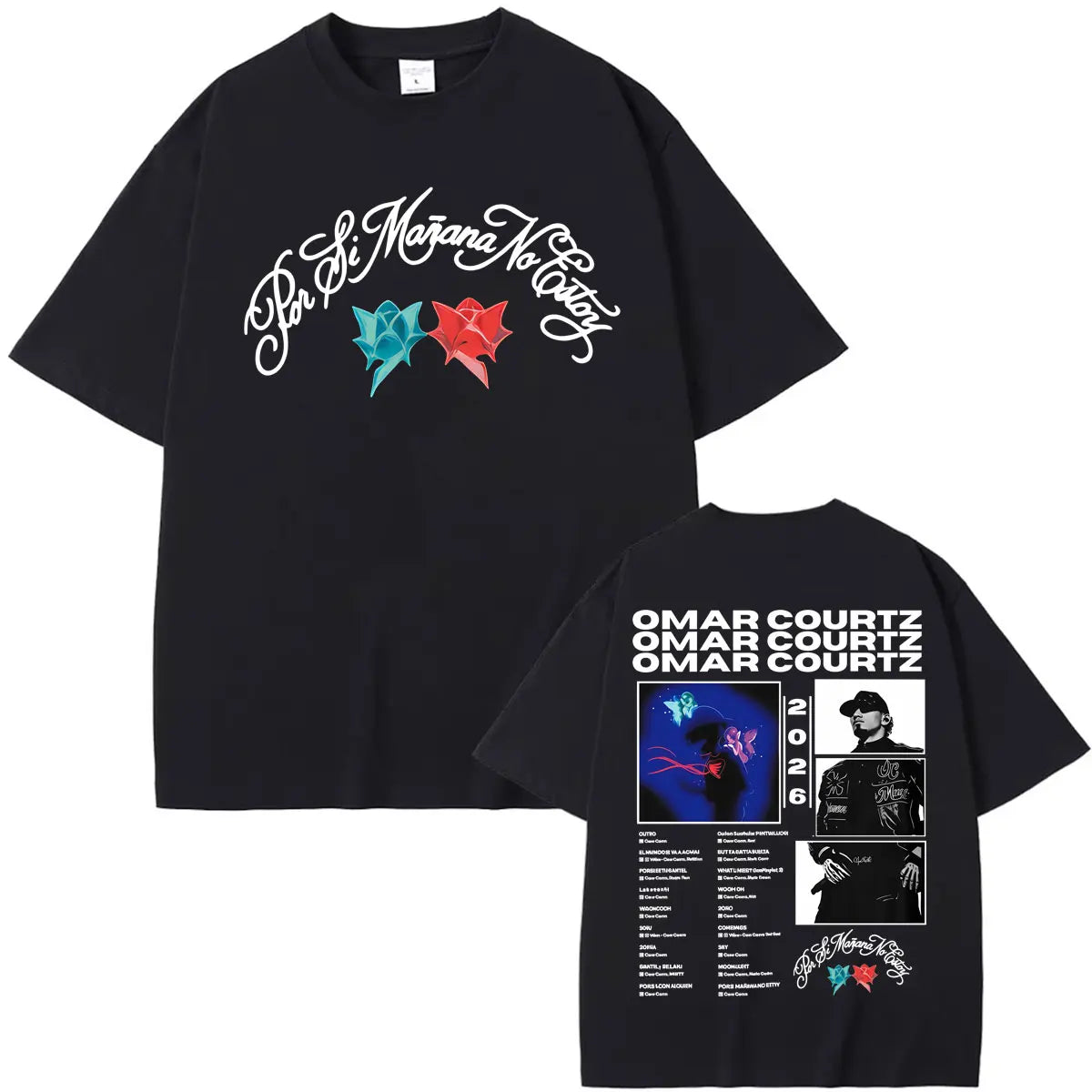 Omar Courtz 2026 Tour Cotton Graphic T-Shirt