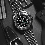 PAGANI DESIGN 2025 40MM GMT Mechanical Wristwatch Sapphire Ceramic Bezel  Automatic Watch Stainless Steel 100M Waterproof Watch