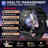 2026 New ECG+PPG Healthy Diagnose Smart Watch Men Body analysis Blood Pressure Lipid Uric Acid Women's Health Tracker Smartwatch