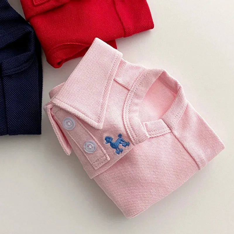 Breathable Cotton Polo Shirt for Dogs | Yorkie & Chihuahua