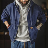 Maden J130 Heavyweight Canvas Hooded Jacket for Men