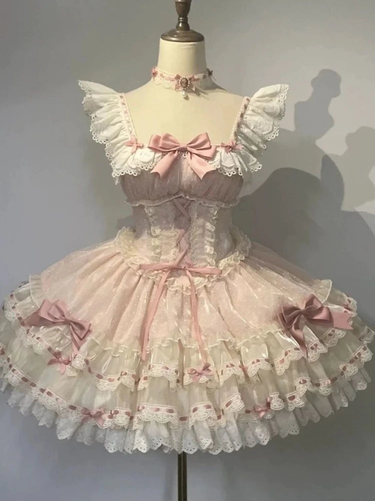 Kawaii Sweet Lolita Bow Dress