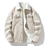 Men's Corduroy Fleece Jacket – Warm Winter Coat