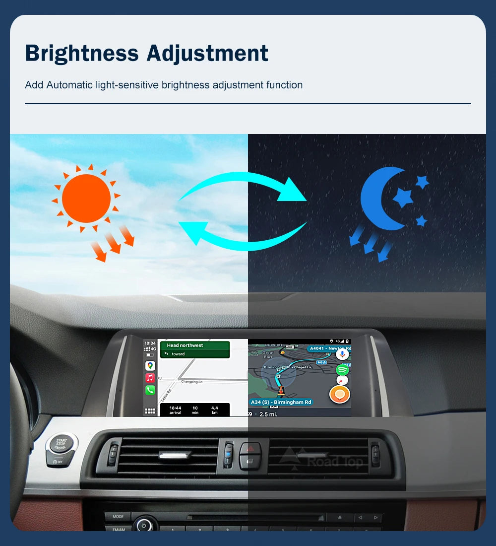 10.25" 1920×720 Touchscreen for BMW 5 Series F10/F11