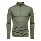AIOPESON 2025 Men's Spring Lightweight Breathable UV Protection Sun Shirt for Outdoor Activities Male T Shirt