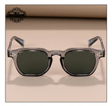 Classics Rivets Style Retro Sun Glasses for Women TR90 Frame Polygon Polarized Sunglasses UV400 Male Black Green 2025 Summer