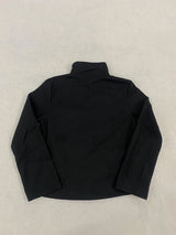 2026 Women's Minimalist Retro Stand up Collar Thick Coat, Asymmetrical Button Decoration, Slim Fit Long Sleeved Top, Winter
